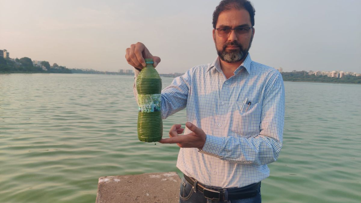 Tapi river turns bright green to the horror of residents in Surat - The Blunt Times