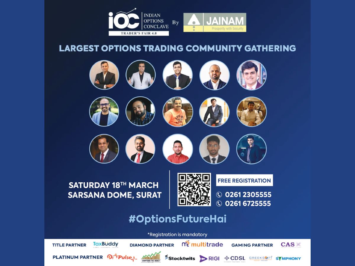 Jainam Broking Limited to host Indian Options conclave ‘IOC 4.0’ in Surat