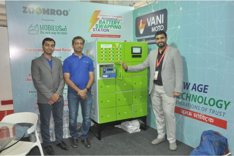 Vani Moto inaugurates Gujarat's first electric rickshaw and tempo battery swapping center, Mobilus Next, in Surat