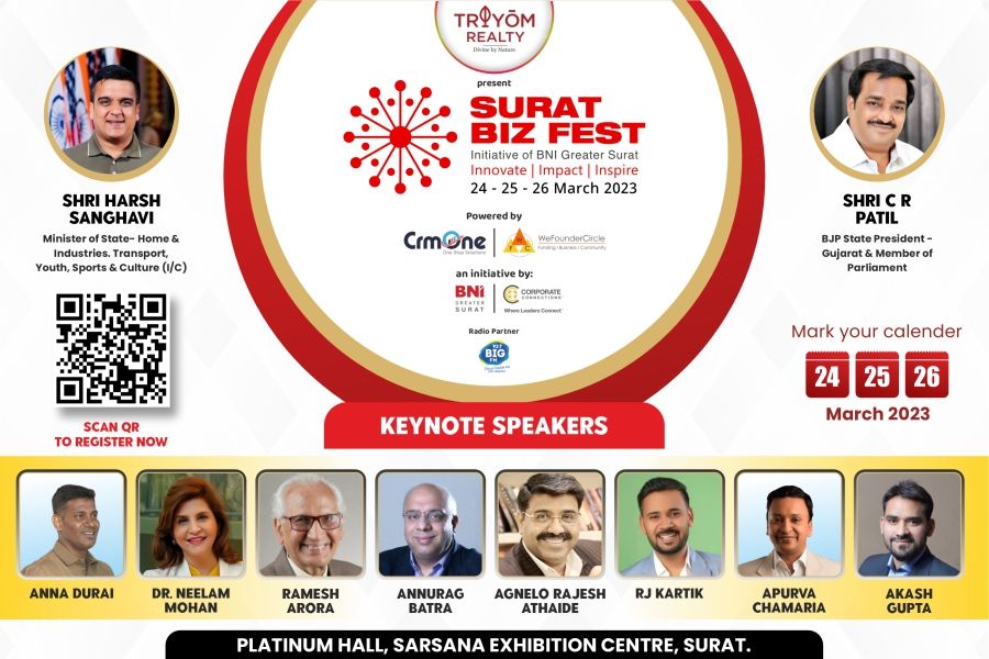 BNI hosts the biggest business festival ‘The Surat Biz Fest’ in Surat