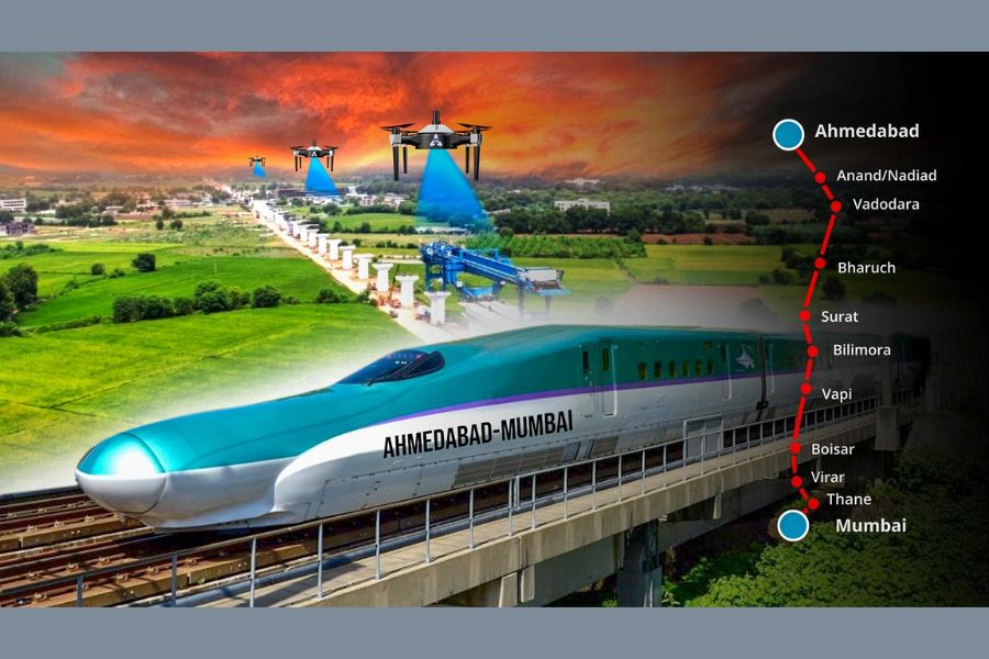 IG Drones wins contract for Mumbai-Ahmedabad Bullet Train project Monitoring