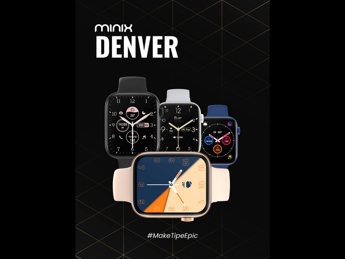 Minix Denver Launches With 2.01" Ultra Big Display The smartwatch with a 230mAh battery and 24-hour heart rate detection will hit the stores on April 15, 2023