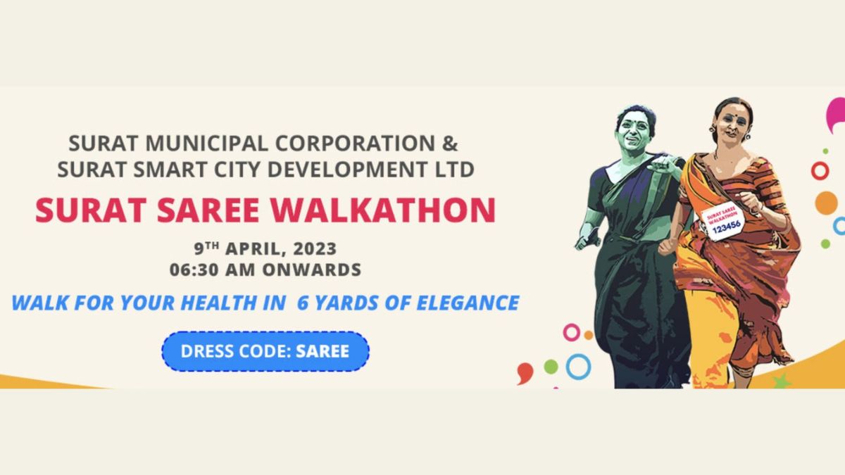 Surat to host the first-ever ‘Surat Saree Walkathon’ on April 9