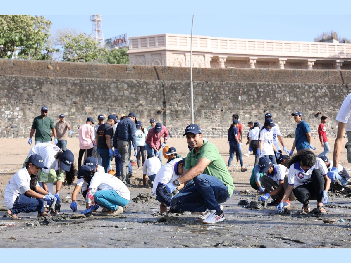 Sugee Group participates in Dadar Beach Clean-up Drive 2023