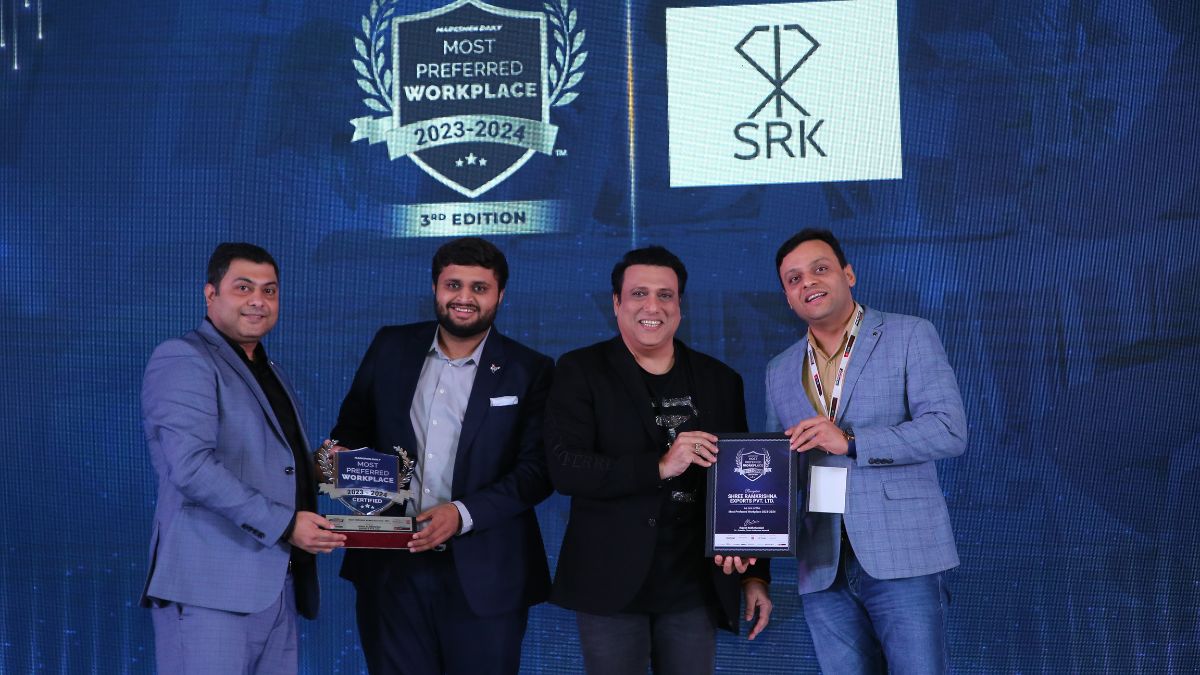 Shree Ramkrishna Exports named Most Preferred Workplace of 2023-24