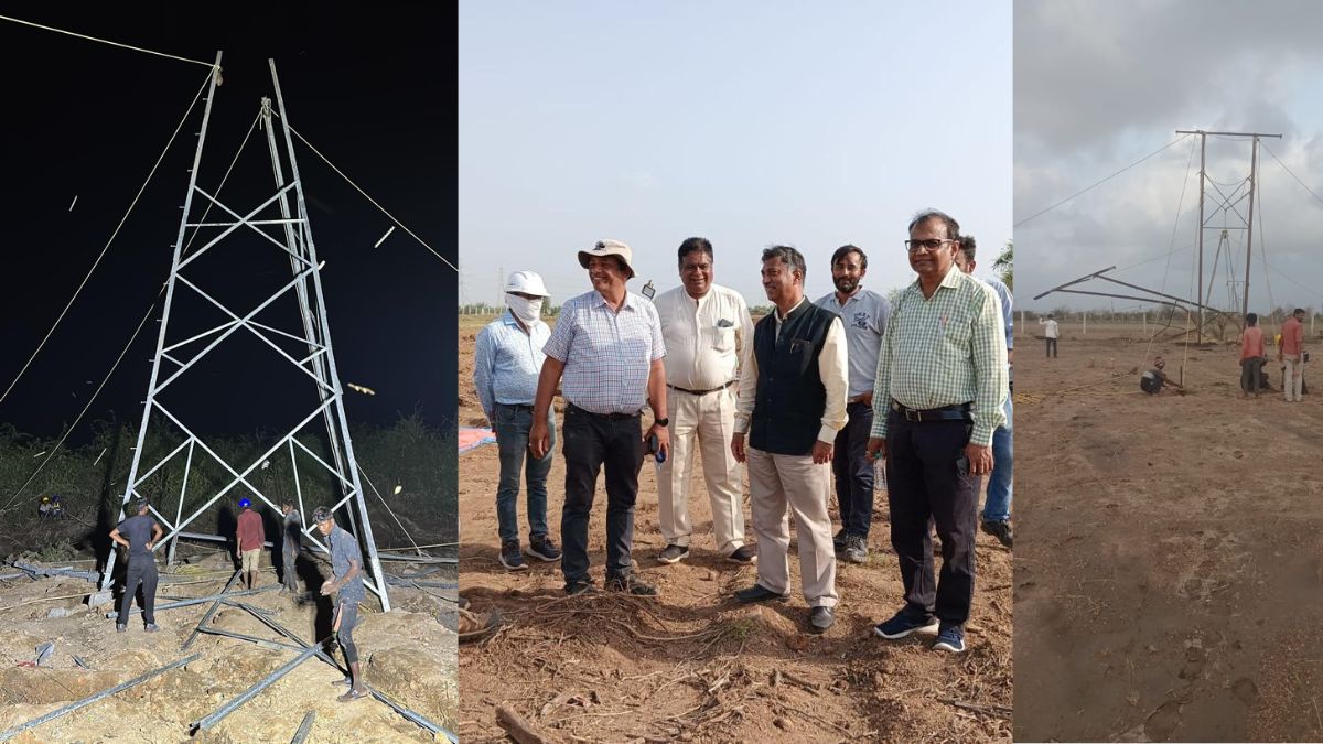GETCO restores electricity transmission in Cyclone Biparjoy-affected Saurashtra and Kutch