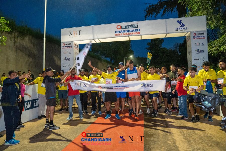 The BM Education Chandigarh Half Marathon Ended Successfully