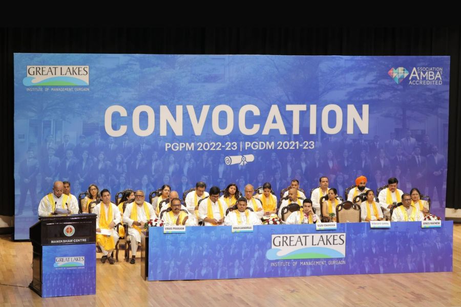 Vijay Chandok, ICICI Securities Managing Director, presided over Great Lakes Gurgaon 12th Convocation
