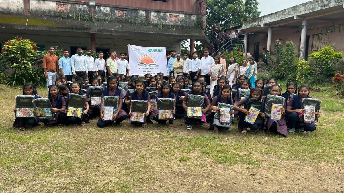 The Waaree Group's CSR Initiative funds 1800 students' education to empower youth