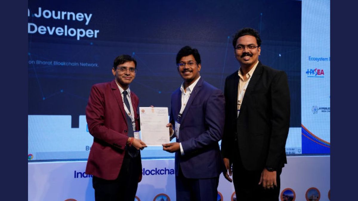 Bharat Blockchain Yatra curtain-raiser at T-Hub, Hyderabad