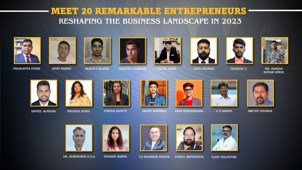 20 Remarkable Entrepreneurs Shaping Business in 2023