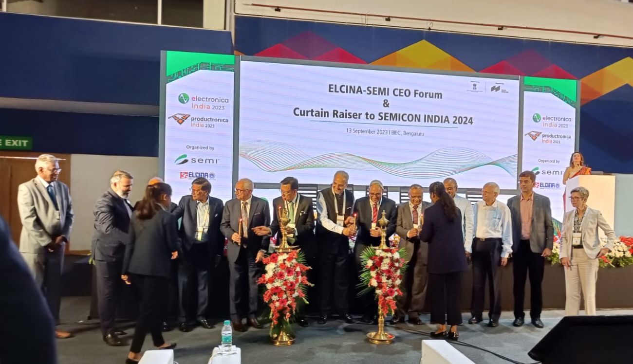 ELCINA - SEMI CEO Forum & SEMICON India 2024 Curtain Raiser is a major milestone for India's electronics sector
