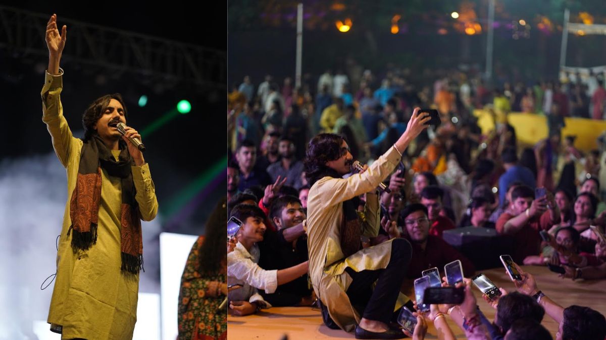 Swarrnim Startup and Innovation University hosted Garba Night with Aditya Gadhvi