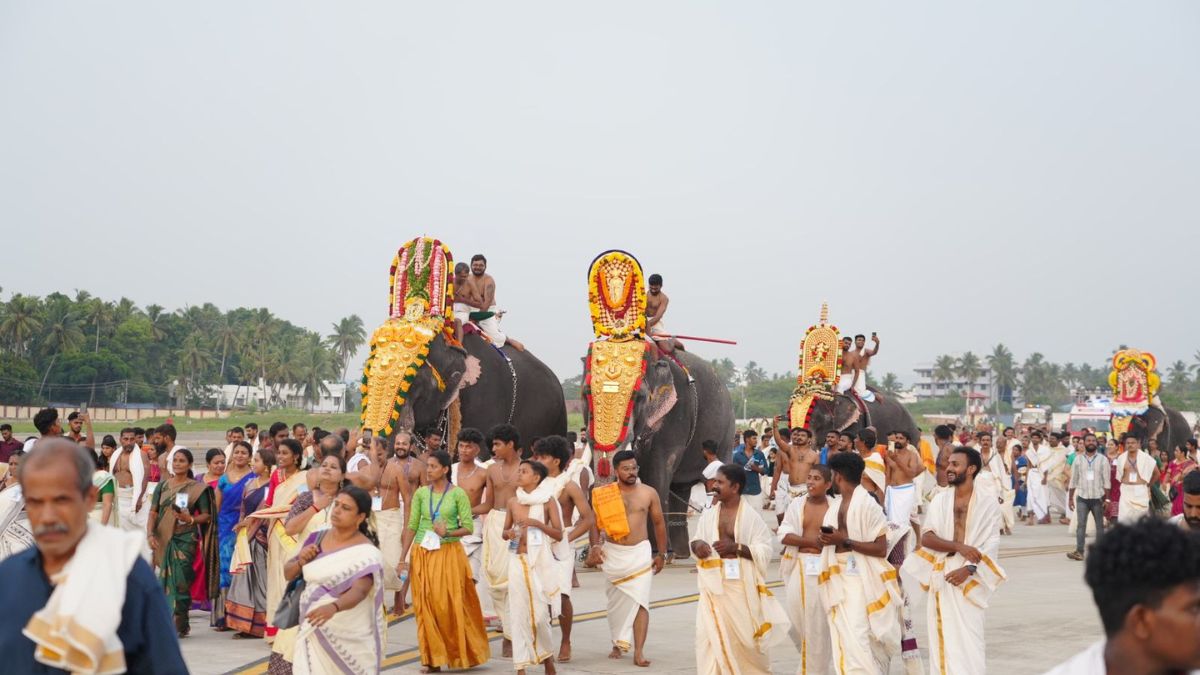 This Airport Runway in India Shut Down for Twice-Yearly Traditional Procession