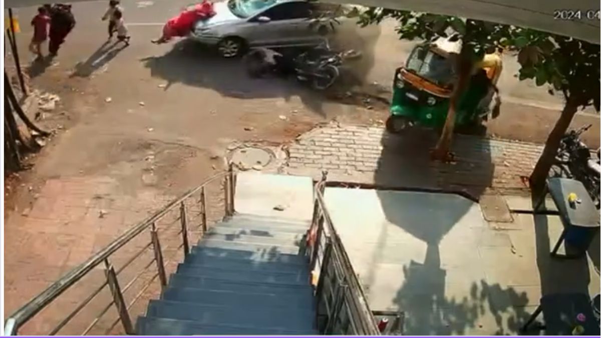 Drunk Driver Wrecks Havoc in Surat, Killing Elderly Woman and Injuring Child