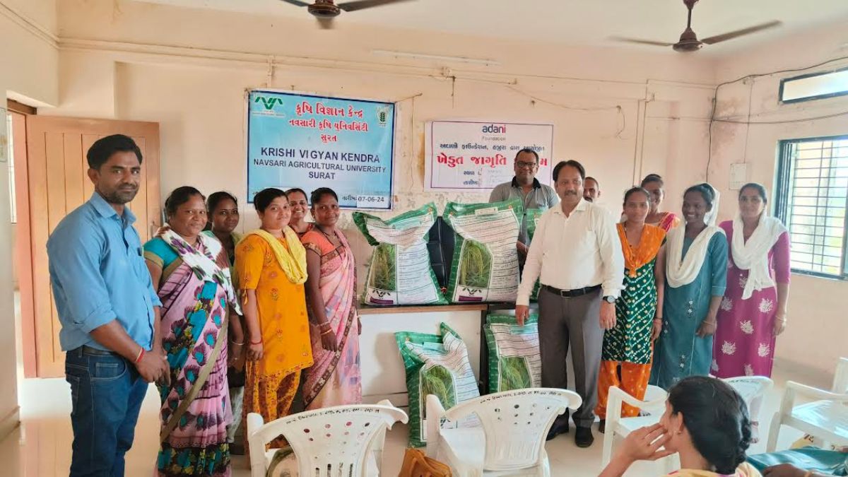 Adani Foundation and NAU Encourage Organic Agriculture in Umarpada