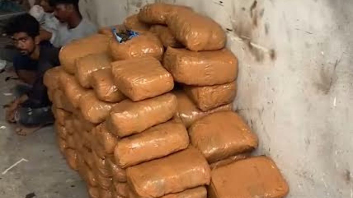 Ahmedabad Crime Branch has seized 200 kg of ganja from an industrial shed located in Vatva