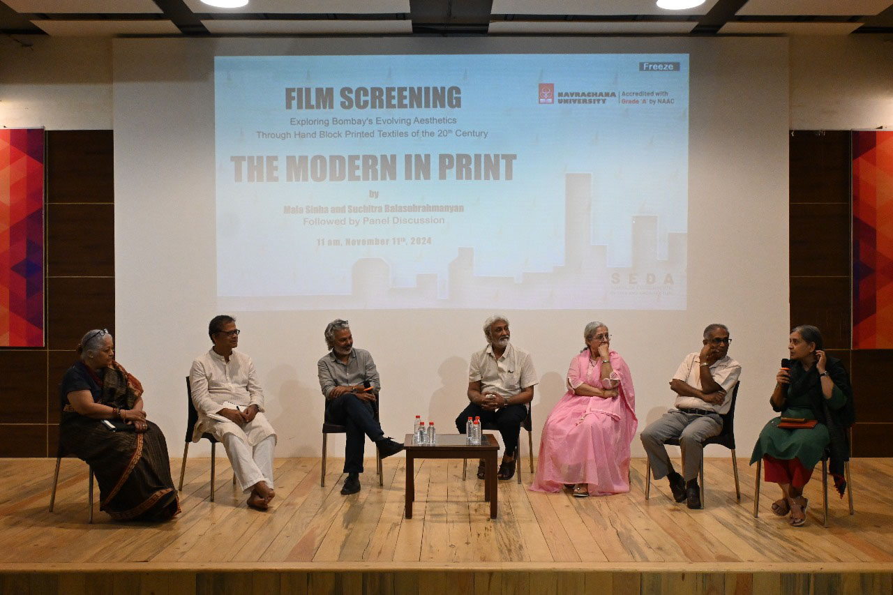 Navrachna University screening The Modern in Print, the blunt times
