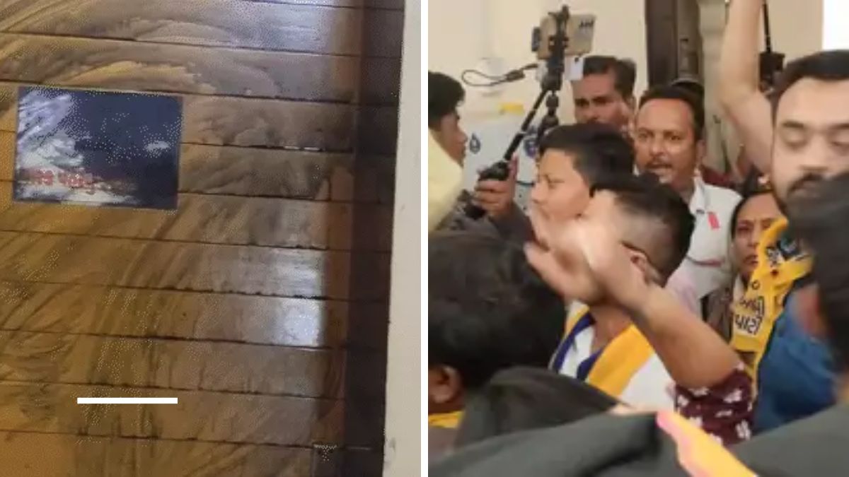 Vadodara AAP protest against mayor, the blunt times