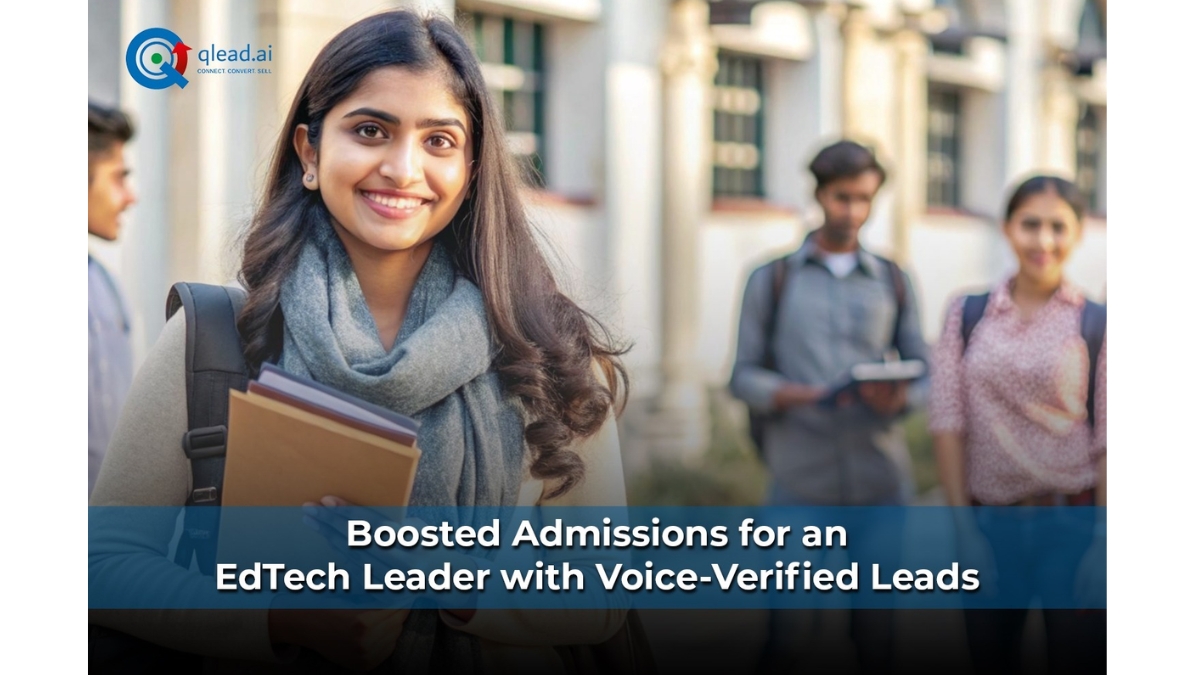 QLead.ai Boosted Admissions for an EdTech Leader with Voice-Verified Leads -TBT