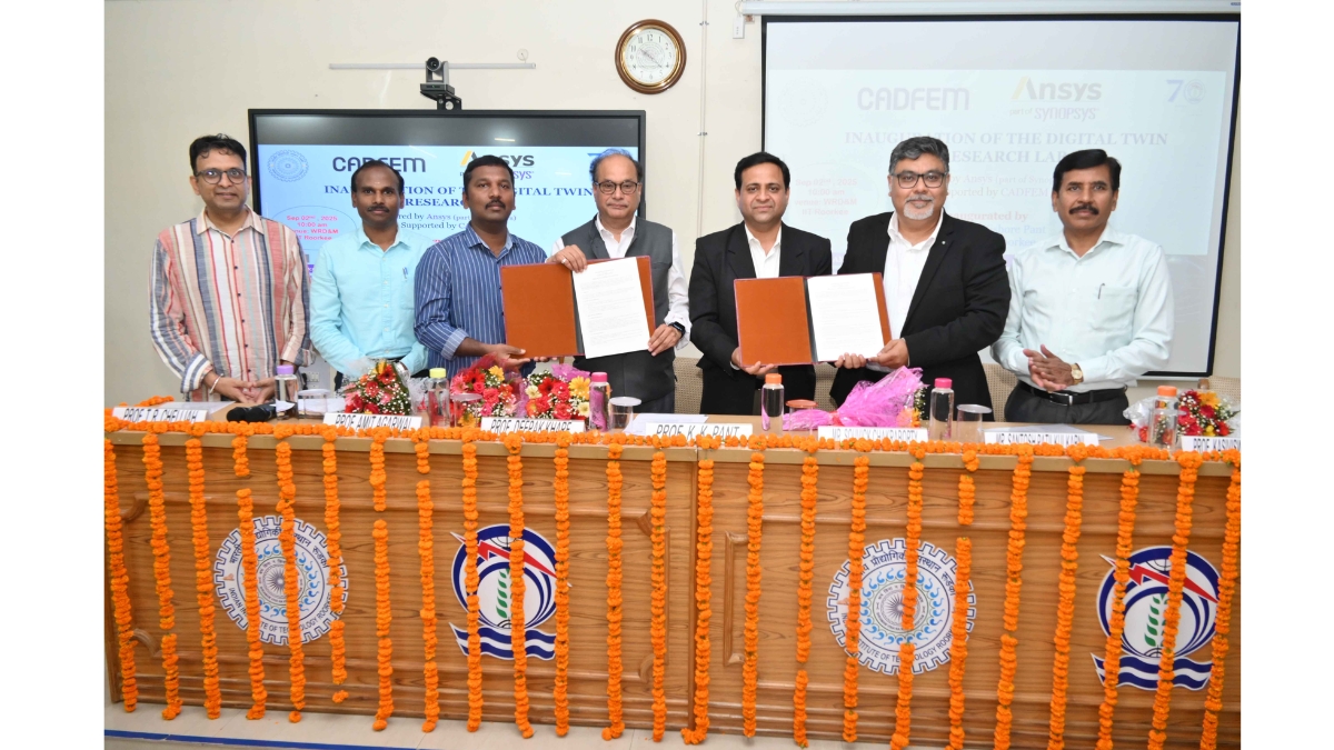 CADFEM India and IIT Roorkee Launch Pioneering Digital Twin Lab to Advance Simulation-Led Innovation -TBT