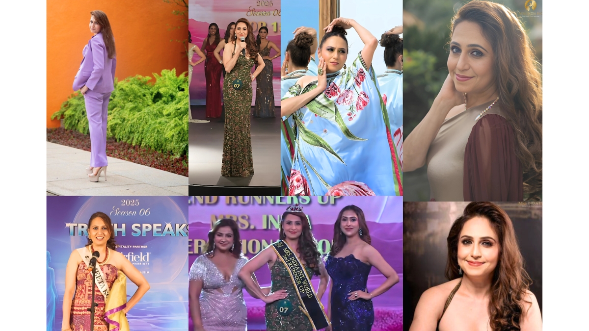 Meeta Vihang Kotadia Wins 2nd Runner-Up Title as Mrs. India International World -tbt