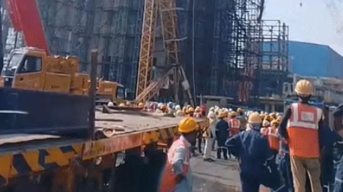 AMNS India Hazira accident Surat, the blunt times