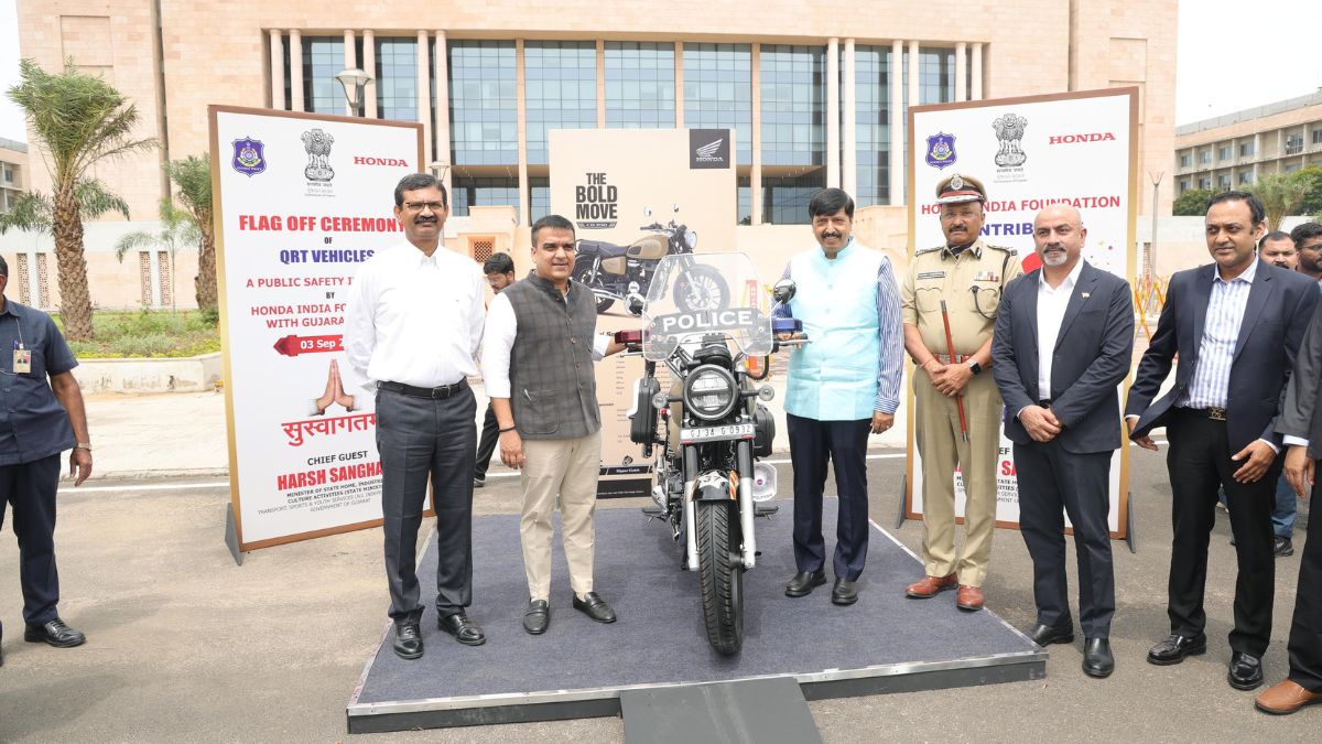 Harsh Sanghvi flags off 50 QRT bikes Gujarat, the blunt times