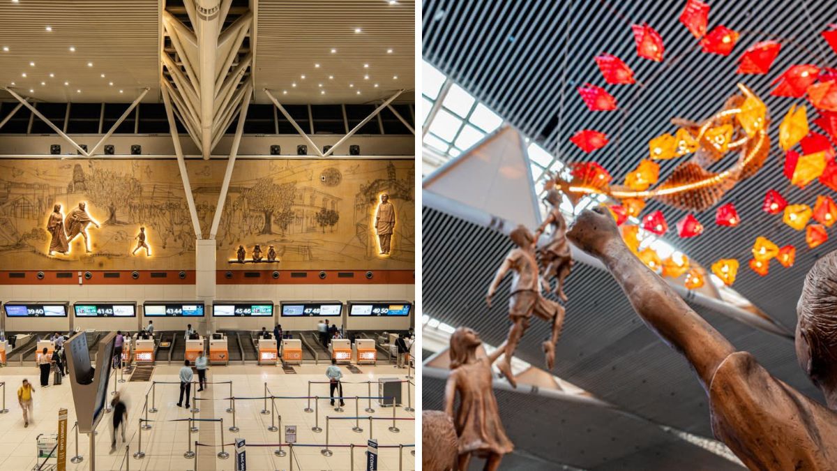 SVPI Airport cultural installations, the blunt times