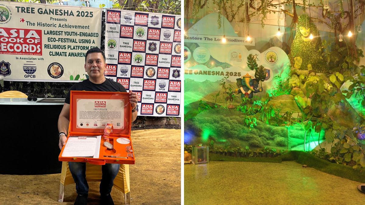 Viral Desai Tree Ganesha campaign Surat, the blunt times