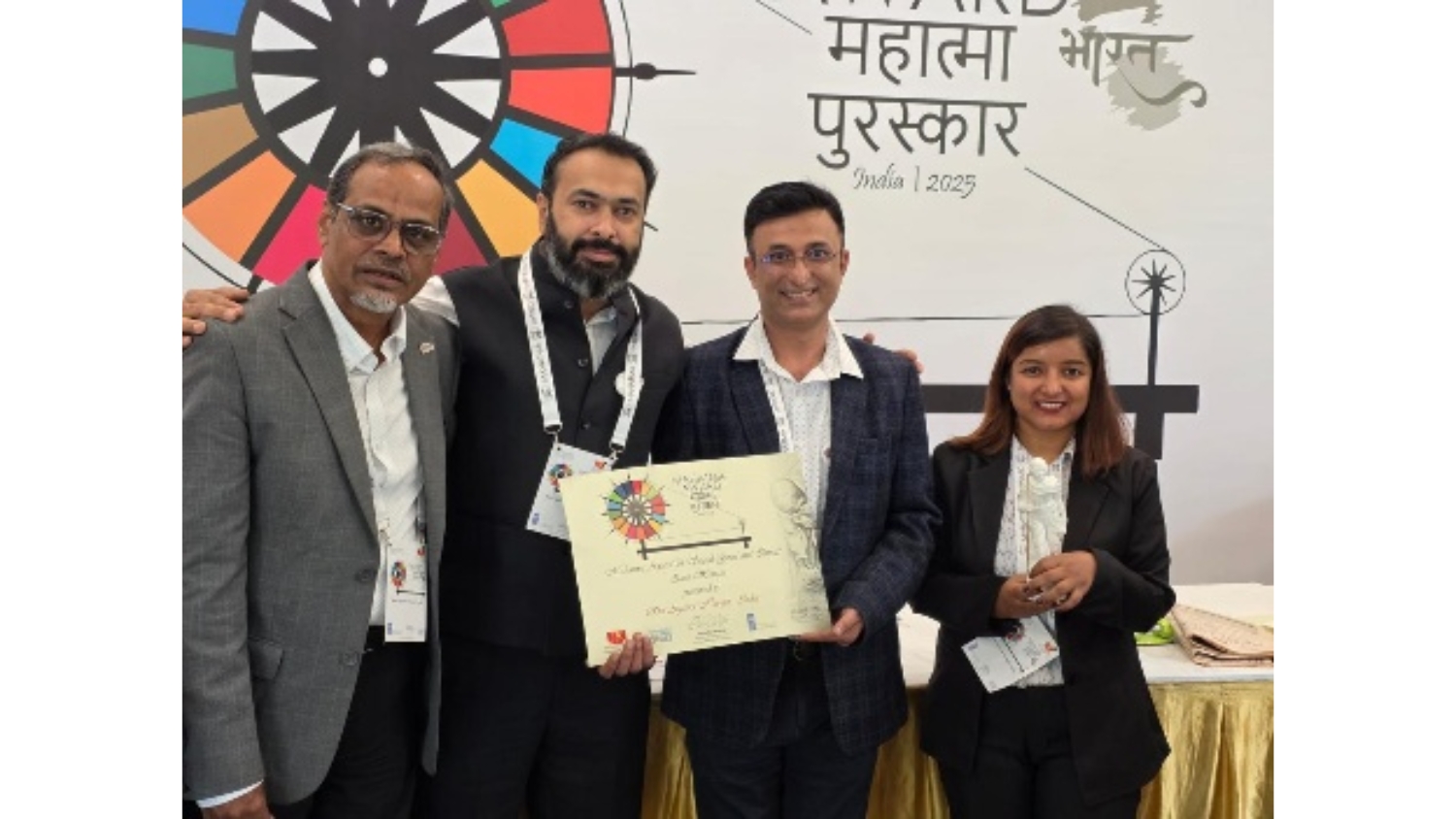 Rise Against Hunger India Conferred with Mahatma Award 2025 -tbt