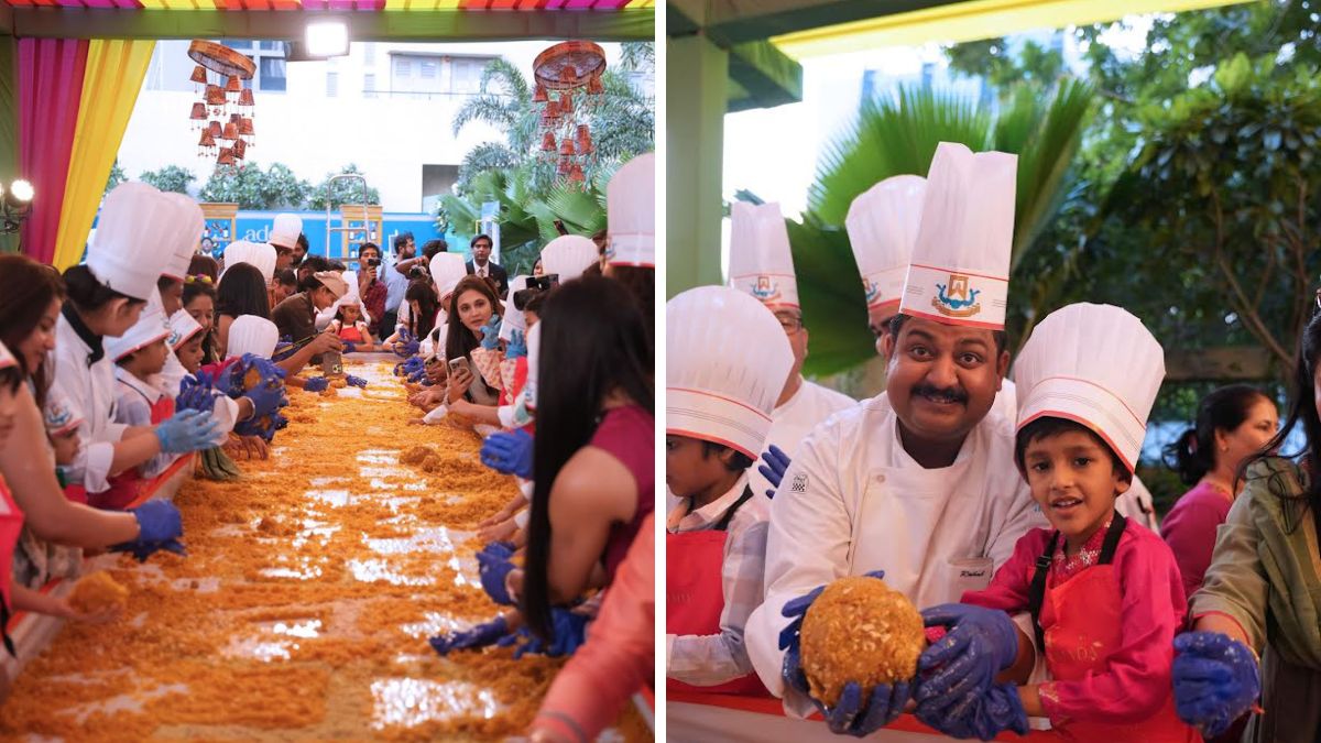 ITC Narmada Ladoo Mixing Ceremony, the blunt times