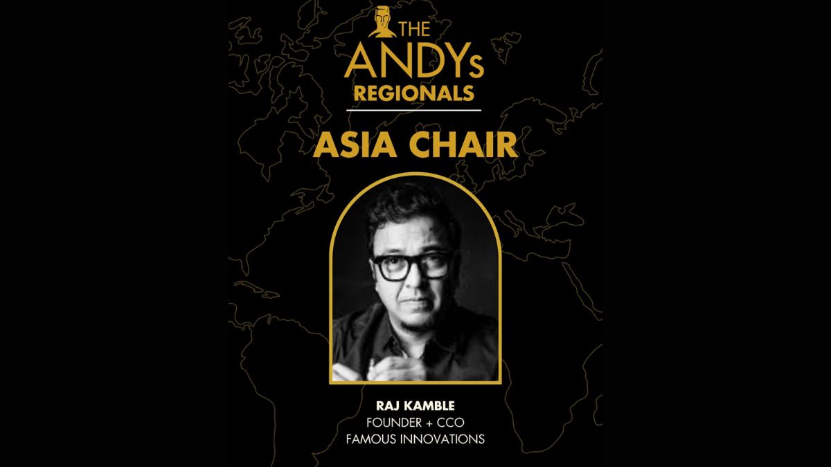 Raj Kamble Asia Chair ANDY Awards 2026, the blunt times