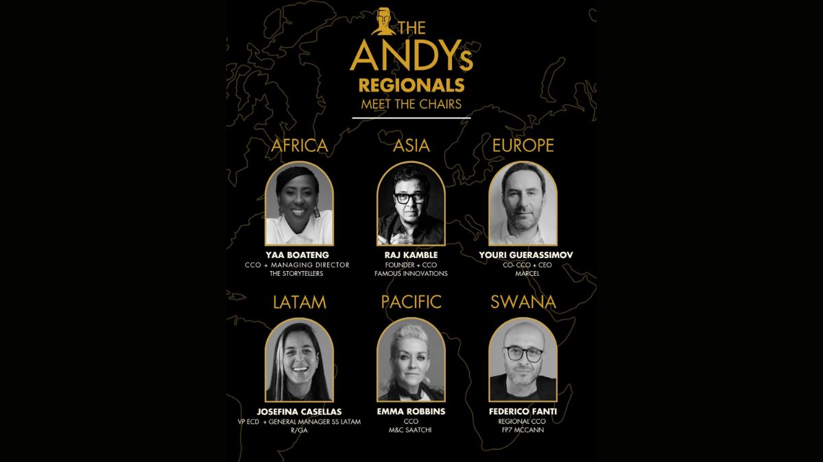 Raj Kamble Asia Chair ANDY Awards 2026