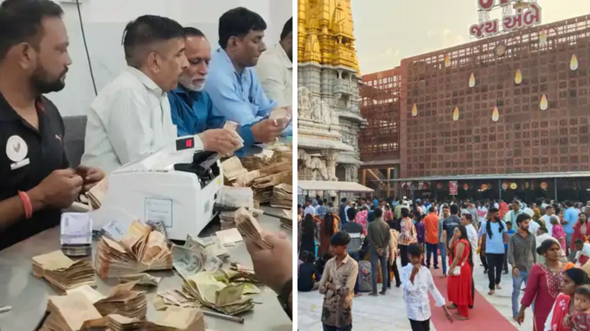 Ambaji Temple Diwali donations 2025, the blunt times