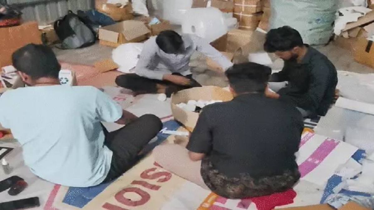 Surat fake cosmetics raid, the blunt times