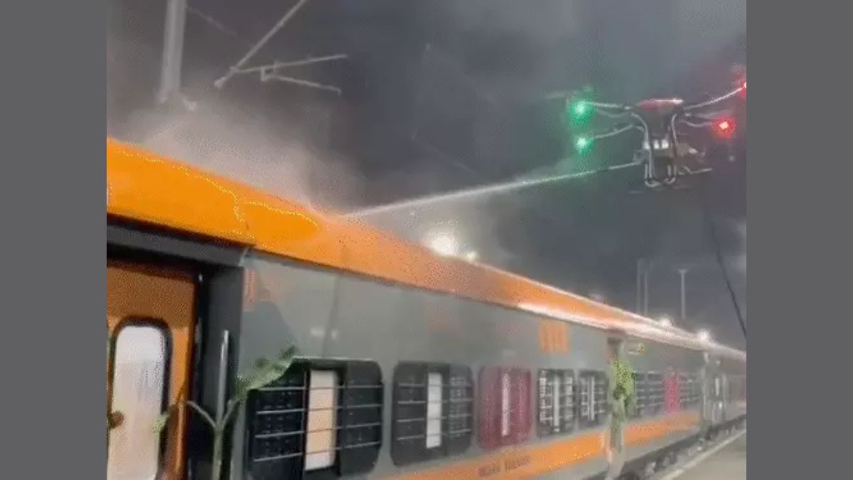 Surat train drone washing, the blunt times