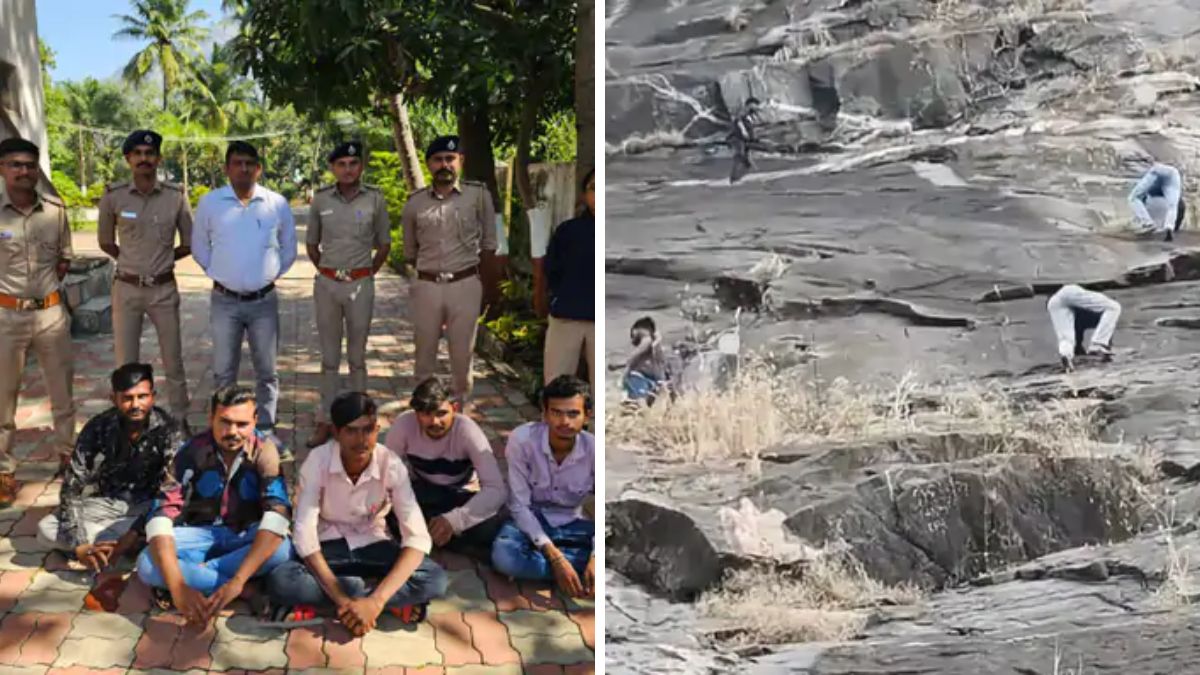 Girnar mountain viral video, the blunt times