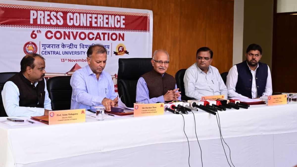 Central University of Gujarat 6th Convocation, the blunt times