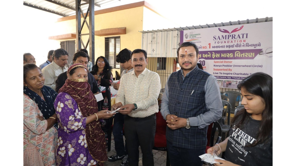Samprati Foundation supports Surat’s sanitation heroes with health safety kits-TBT