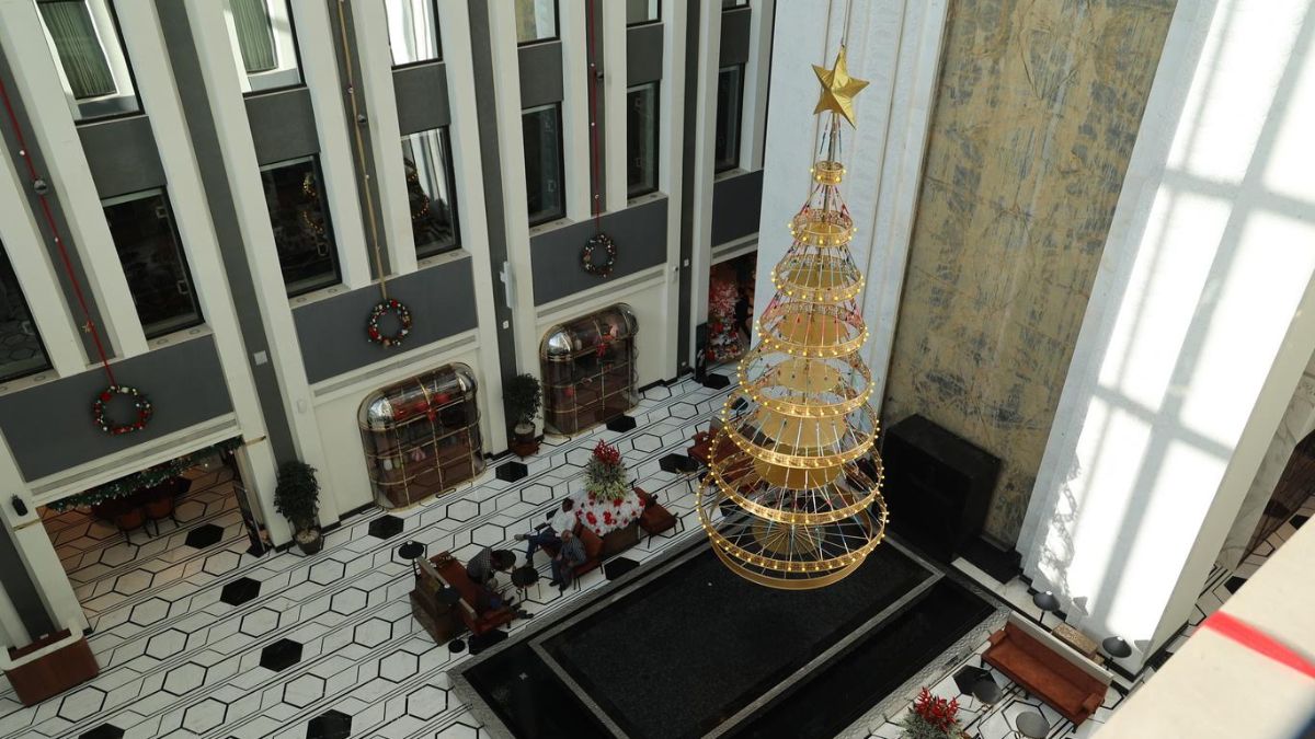 ITC Narmada Garbo of Lights Christmas Tree 2025, the blunt times