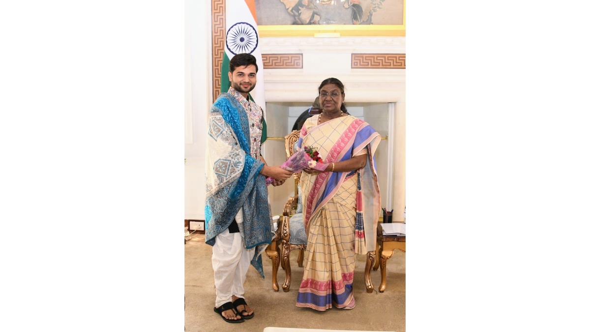 Debabrata Pal creates art through dance, merging movement and visual storytelling.-TBT