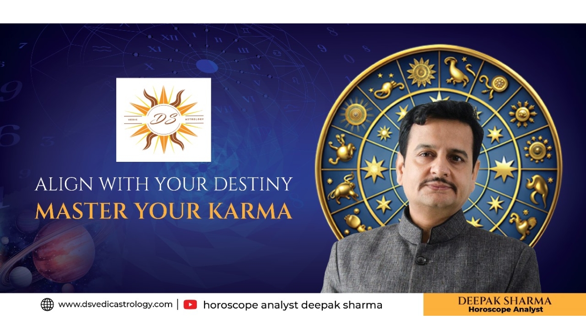 Astro Analyst Deepak Sharma, Founder & Chief Mentor of DS Vedic Astrology, introducing research-driven and professionally structured Vedic Astrology courses in New Delhi. TBT