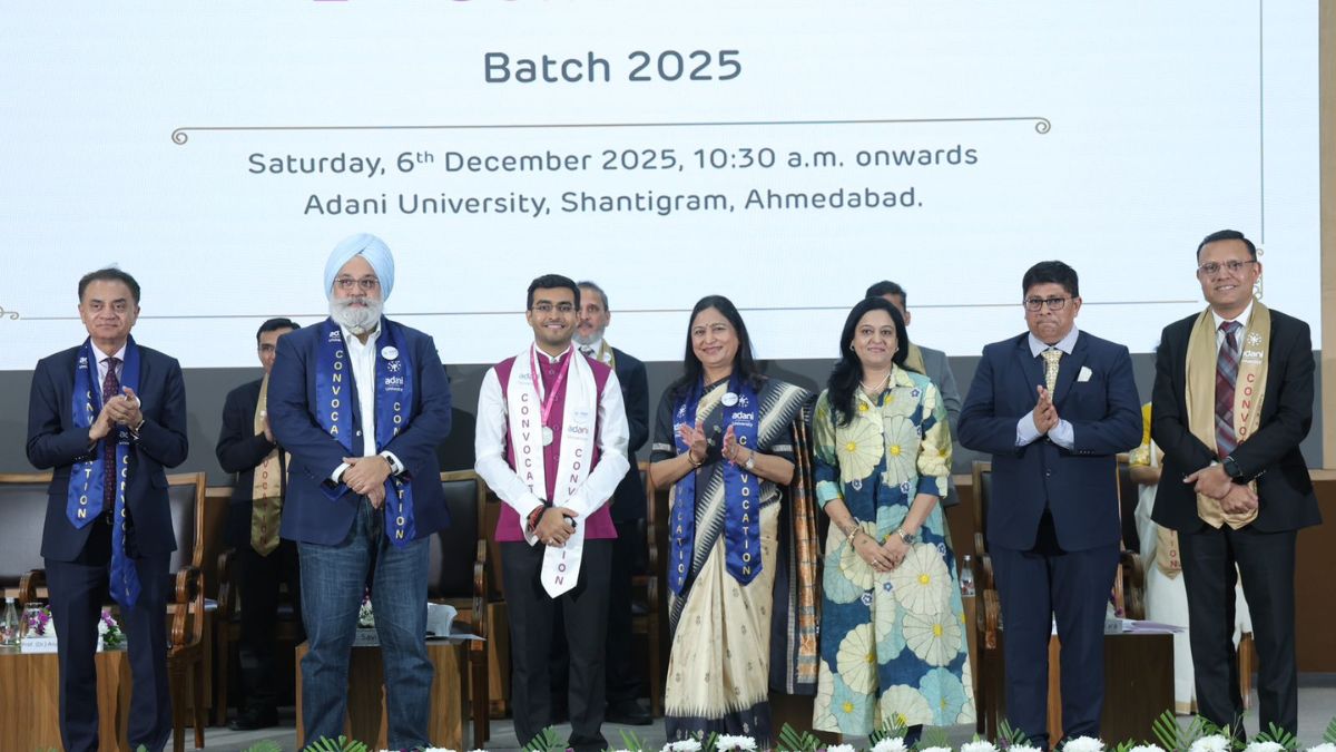 Adani University 2nd Convocation Ceremony, the blunt times