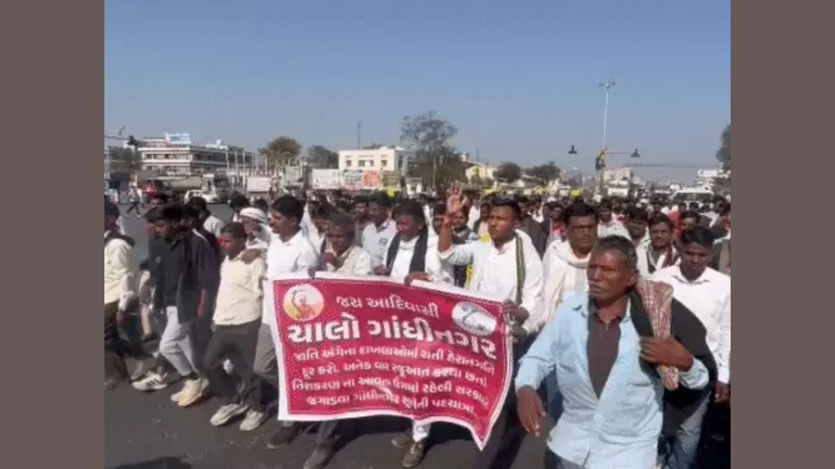 Gujarat Tribal Foot Rally, the blunt times