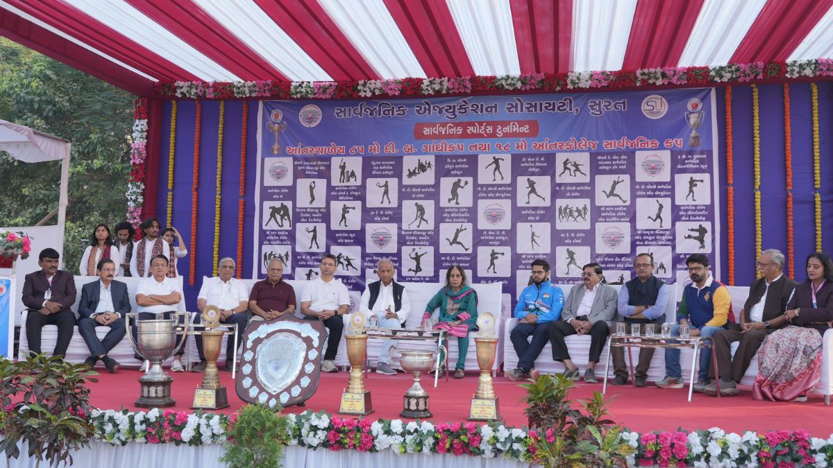 Sarvajanik Education Society Gandhi Cup sports meet, the blunt times