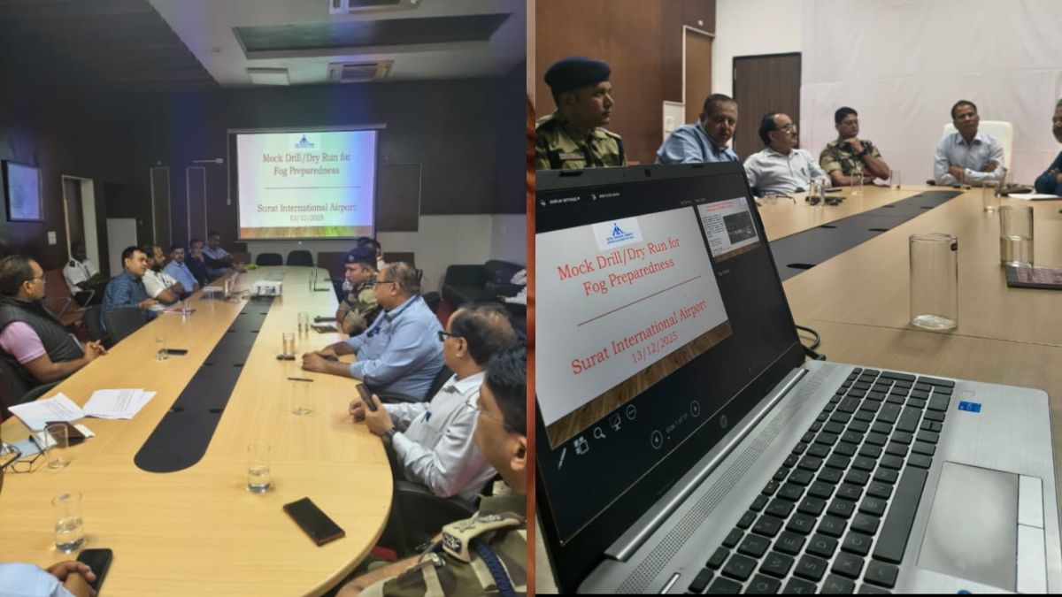 Surat Airport Fog problem, the blunt times