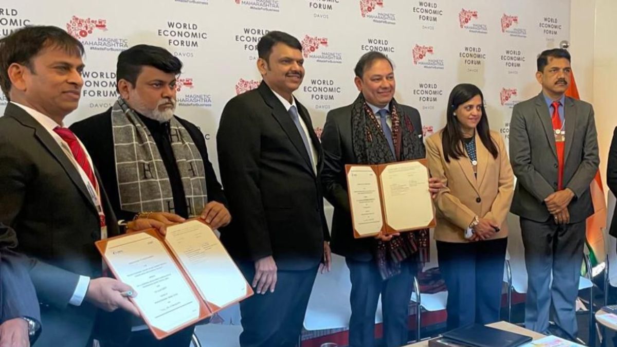 Adani Group Maharashtra investment Davos, the blunt times