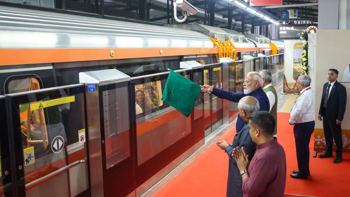 Ahmedabad Gandhinagar Metro ridership growth, the blunt times