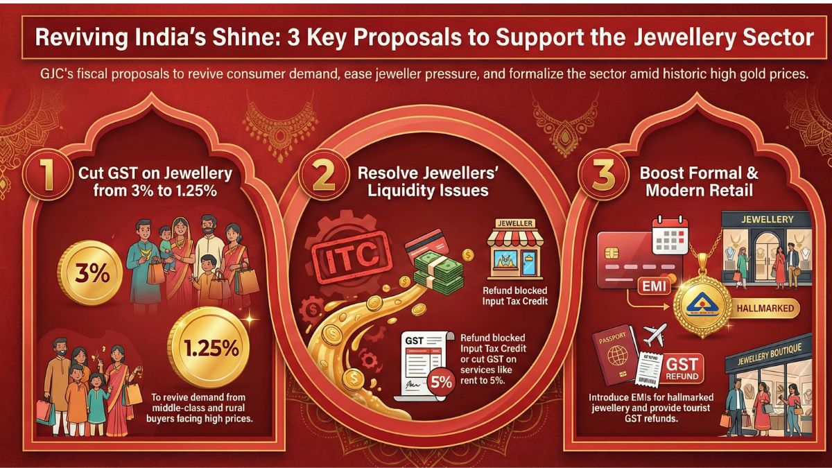 reduce GST on gold and silver jewellery, the blunt times
